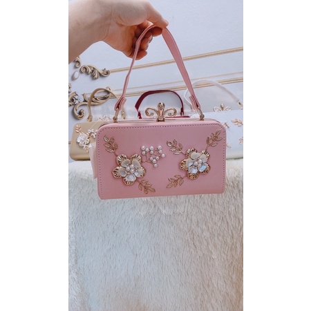 Túi trống hoa hồng siêu xinh - hình thật