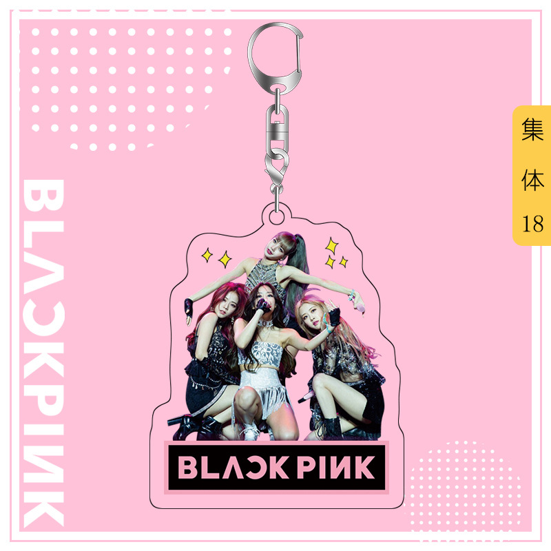 Móc khóa BLACK PINK bằng nhựa đẹp mắt