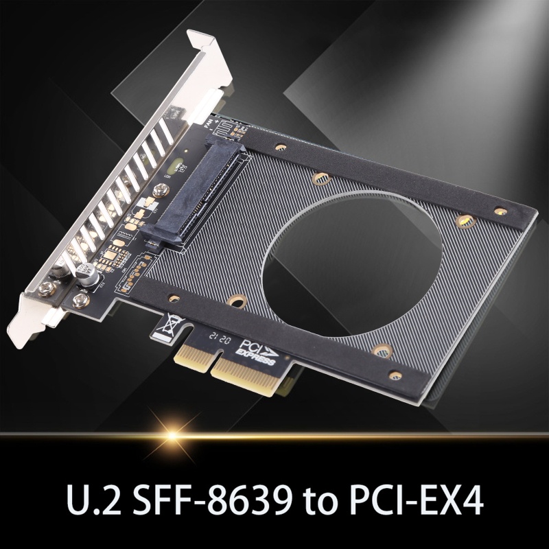 Thẻ Mở Rộng PCIe X4 Sang U 2 PH46 SFF-8639 Sang PCIe X4 Chuyên Dụng