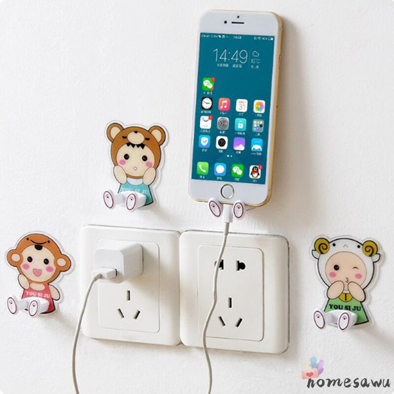 Móc Treo Đồ Dán Tường Hình Động Vật Dễ Thương