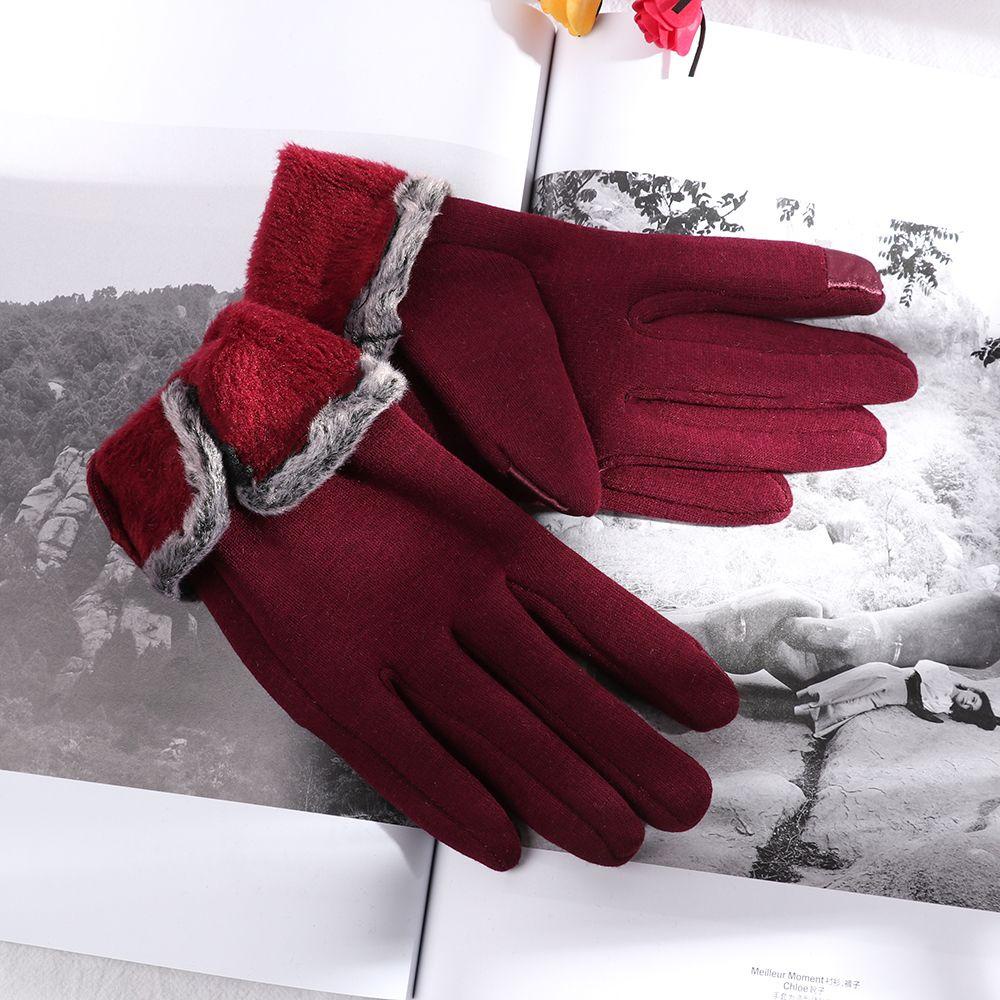 BTLIMER Găng Tay Giữ Ấm Thời Trang Có Thể Sử Dụng Màn Hình Cảm Ứng
