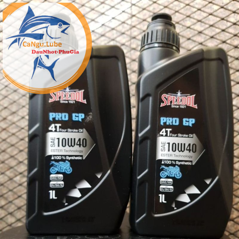 [DauNhot-PhuGia] Mua nhớt racing 4T chai 1L, Giá sỉ cho nhớt tổng hợp 100% xe máy xe côn tay racing 4T 10W40 lon 1Lit