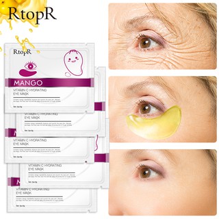 Bộ 5 Gói Mặt Nạ Mắt RtopR Vitamin C Xoài Cấp Ẩm Chống Nếp Nhăn Và Loại Bỏ Quầng Thâm