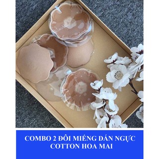 Combo 2 đôi dán nhũ hoa silicon vải (4 miếng)