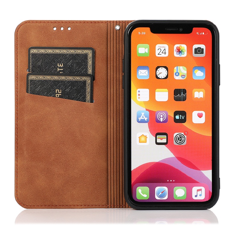 Bao da điện thoại kiểu ví nắp gập từ tính cho IPhone 12 Pro Max Mini 11 SE 2020 7 8 plus X XR XS | BigBuy360 - bigbuy360.vn