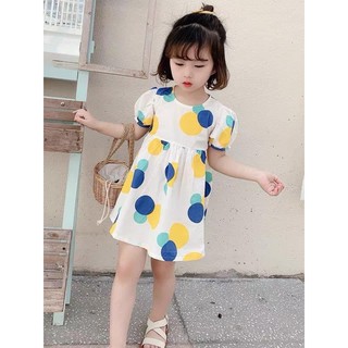 Váy Chấm Bi Cho Bé