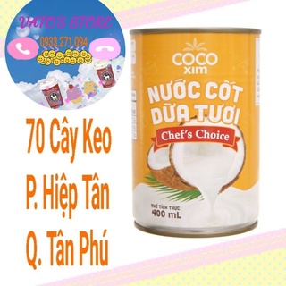 Nước cốt dừa tươi Betrimex Cocoxim Chef's Choice lon 400ml