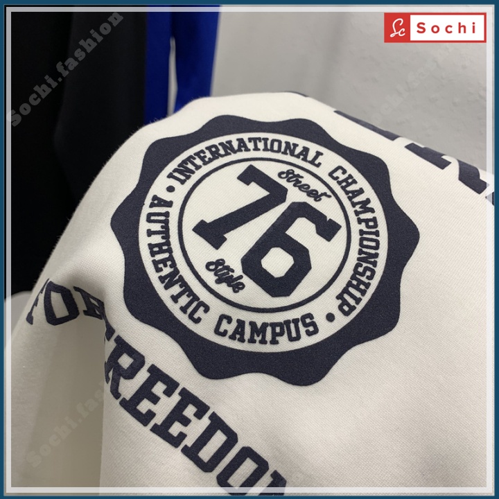 Áo nỉ sweater unisex, áo giữ nhiệt cổ tròn phong cách cá tính in Battergare mã SW695