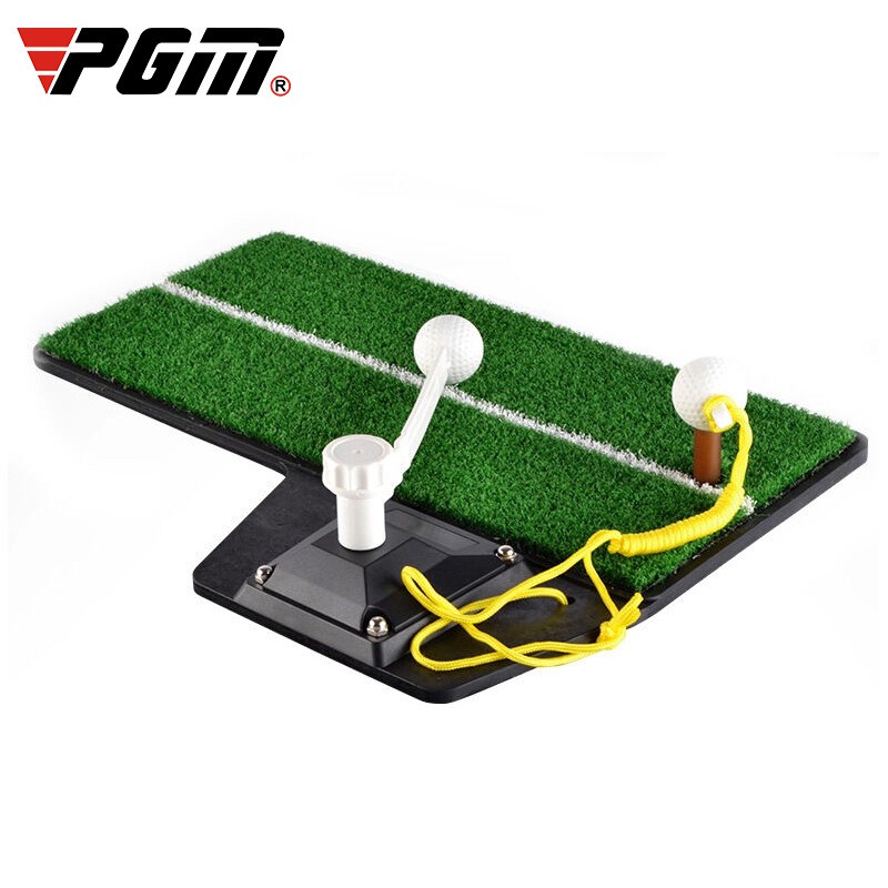 Thảm tập swing Golf Swing Mat chính hãng PGM tặng kèm tee cao su và bóng tập, chơi golf tại nhà swing golf