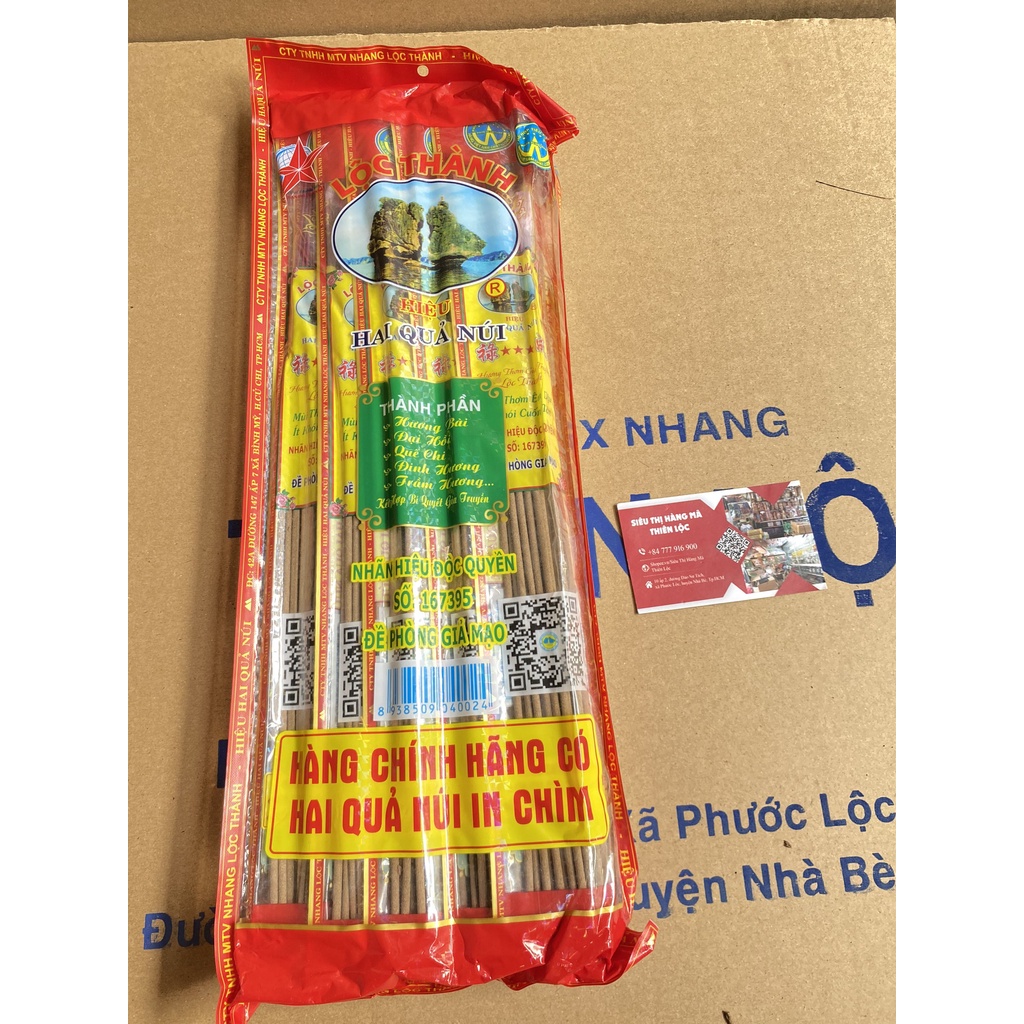 Nhang Bắc Thơm Êm Dịu Siêu Cuốn Tàn Thiên Lộc - Gói 10 Tép 300 Nén
