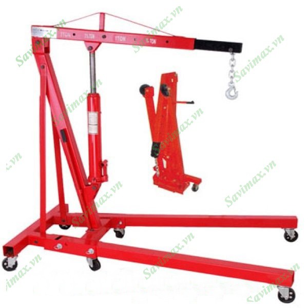 Cẩu móc động cơ 2 tấn KOCU nâng hàng bánh xe đúc thép nguyên chất