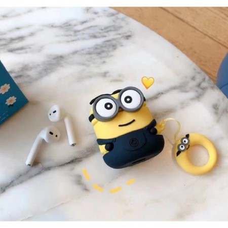 Case Vỏ Bao Airpods Đựng Tai Nghe Airpod 1 2 3 Cover i11, i12. Hình Minion Đáng Yêu