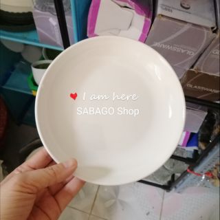 Đĩa Sứ trắng sâu lòng size 18cm