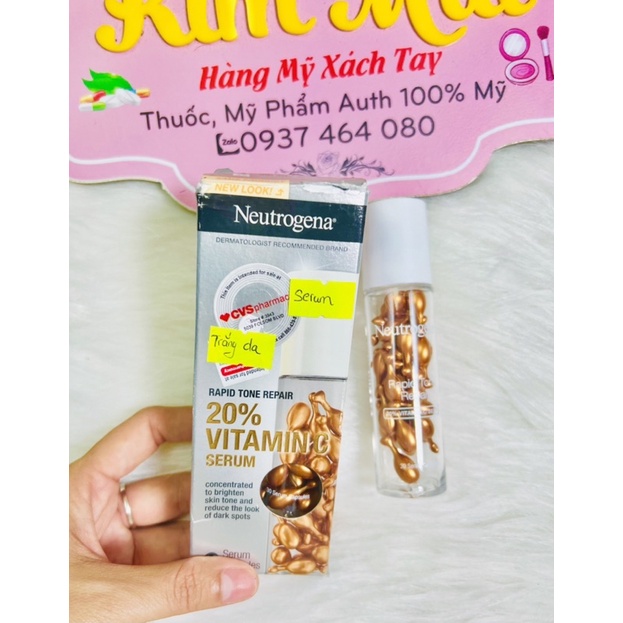 Serum trắng sáng da Neutrogena Rapid Tone Repair 20% vitamin C