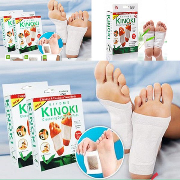 Miếng dán thải độc chân KINOKI 💖SIÊU SALE💖 Combo 2 miếng dán chân Nhật Bản, giúp ngủ ngon, massage chân | BigBuy360 - bigbuy360.vn