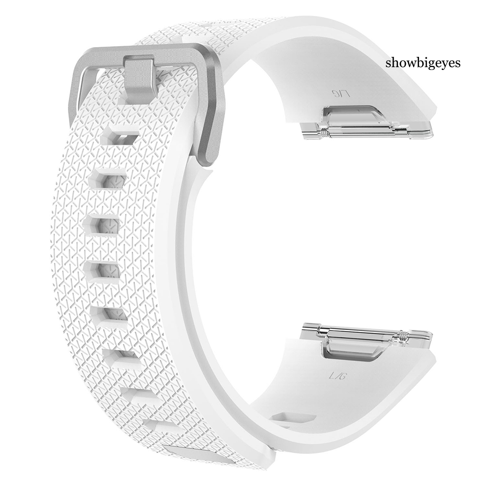 Dây Đeo Thay Thế Chất Liệu Silicon Màu Trơn Cho Fitbit Ionic