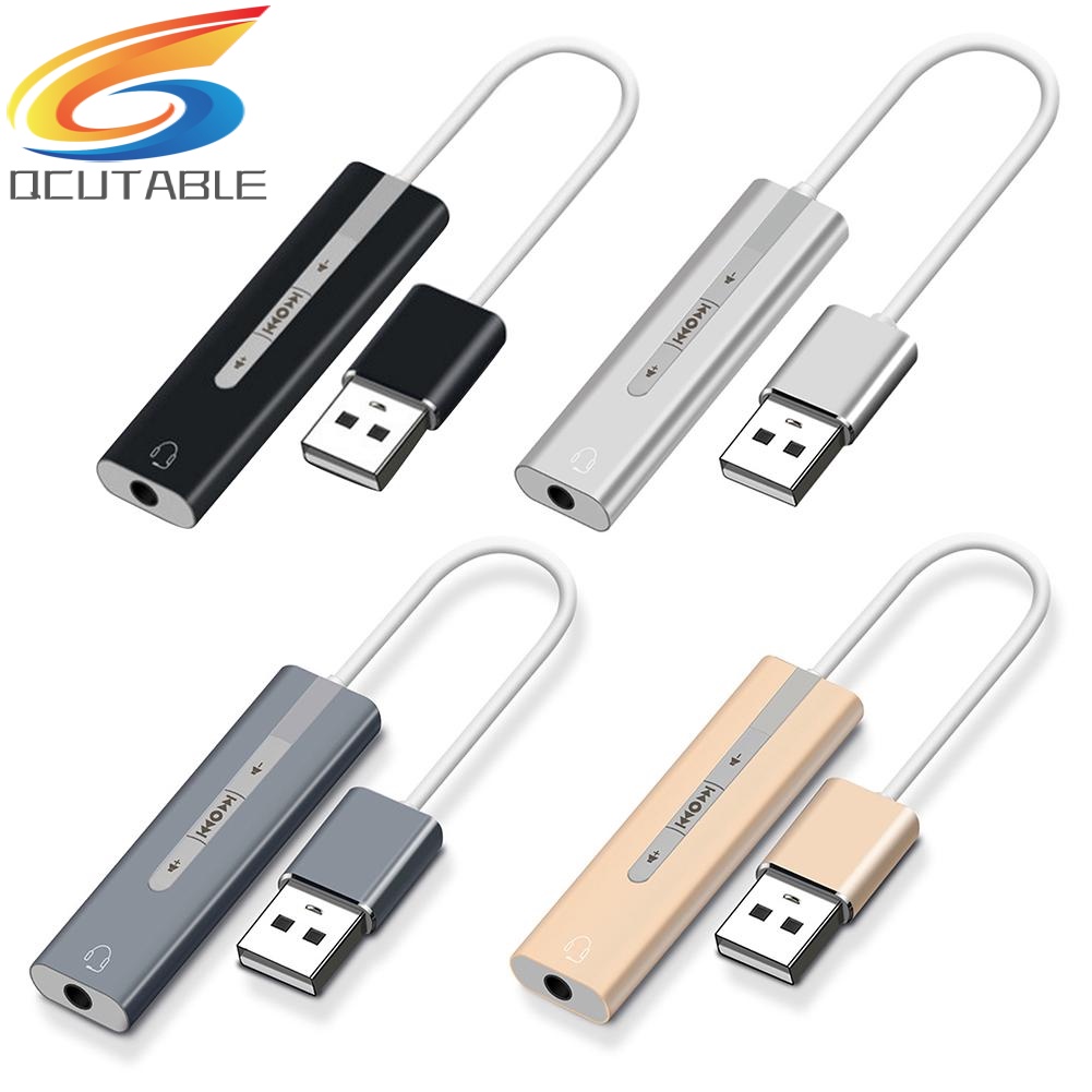 Thẻ âm thanh mở rộng 2 trong 1 với giắc cắm tai nghe 3.5mm