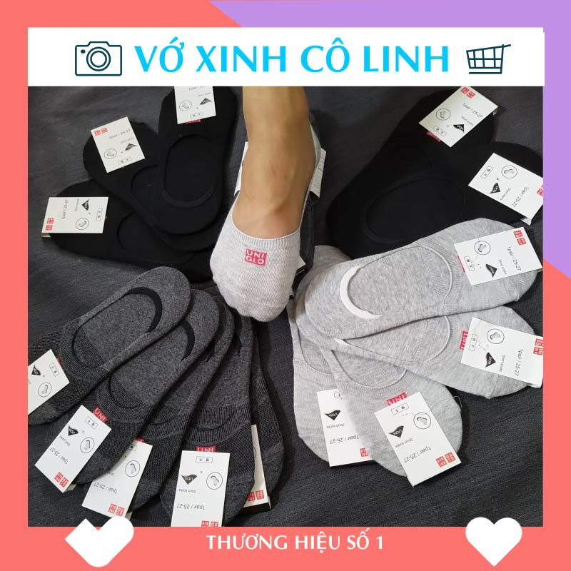 Tất Lười Nam Nữ Uni phiên bản mới chống tuột tuyệt đối, dùng cho giày tây, thể thao, giày lười, không để lộ tất