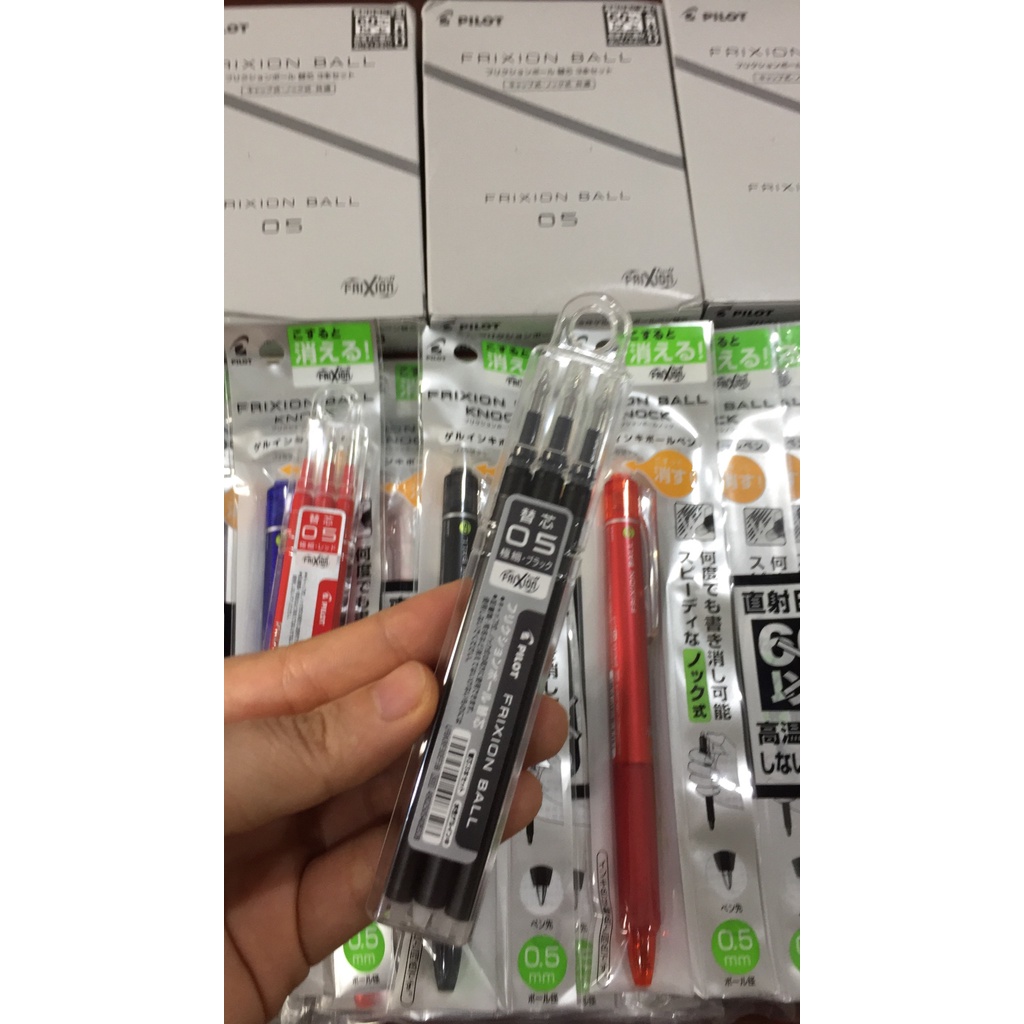 COMBO 3 RUỘT Bút Bi Tẩy Xóa Được - Bút Bi Nhật Bản: Pilot Frixion Ball