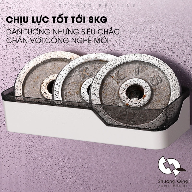 Kệ Đa Năng Dán Tường SHUANGQING Nhựa ABS Cao Cấp SQ5247