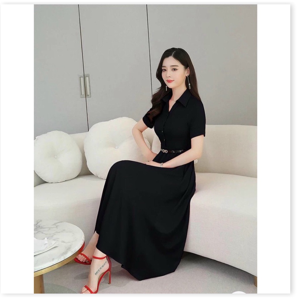 Đầm Cotton lạnh kèm nịt tôn dáng , thanh lịch cho các nàng KME FASHION