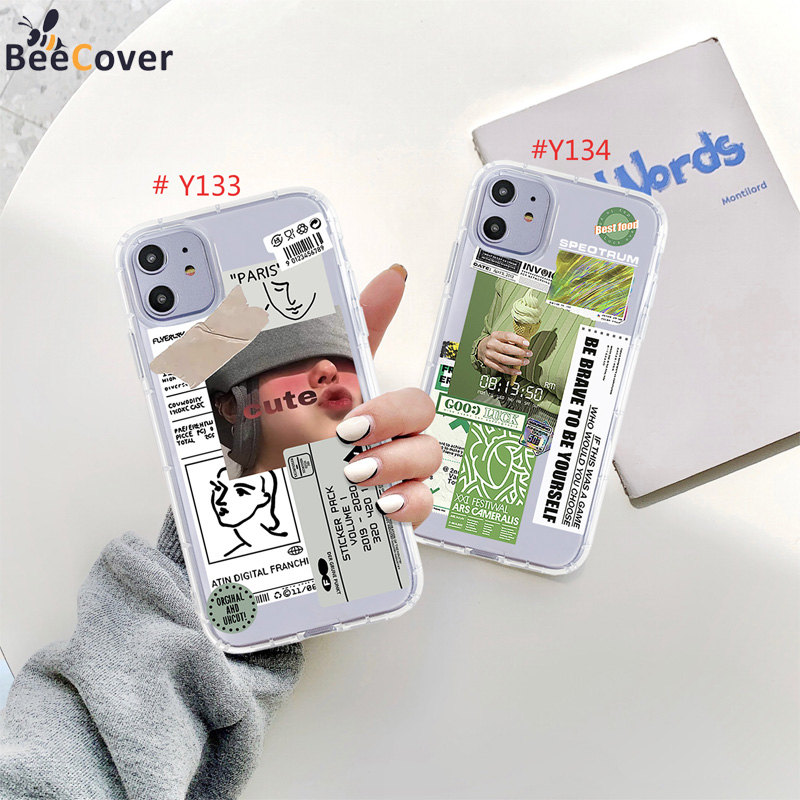 Phone case in English character printing for IPhone 12 12Pro 12ProMax 6 6S 7 8 Plus X XS 11 11ProMax SE(2020)