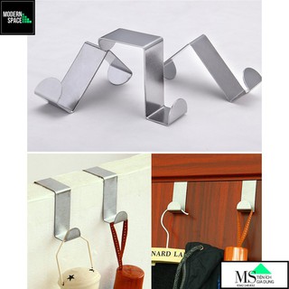 Cặp 2 Móc treo đồ gắn Cánh cửa - Móc Treo Đồ Inox Sau cánh cửa Chữ Z GD-049
