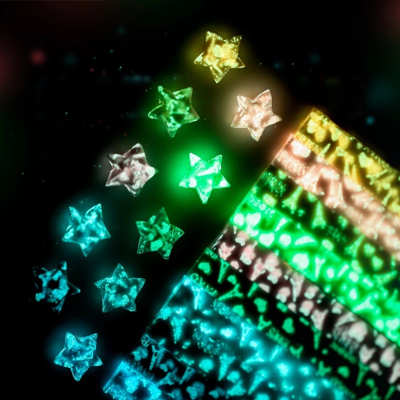 Set 210 Giấy Xếp Origami Hình Trái Tim / Ngôi Sao / Cỏ Ba Lá / Hoa Hồng Nhiều Màu Sắc Thời Trang