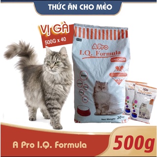 Thức ăn hạt cho mèo 500g Apro IQ Formula