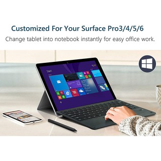 Bàn Phím bluetooth Không Dây Siêu Mỏng Cho microsoft surface go 2 3 4 surface pro 6 / 5 / 4 / 3