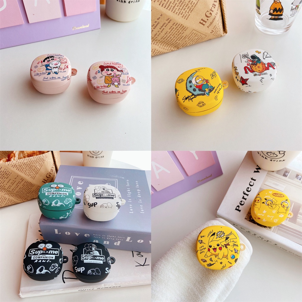 Vỏ Bảo Vệ Hộp Sạc Tai nghe không dây Bằng PC Họa Tiết Hoạt Hình Baseus Bowie WM02