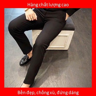 Quần âu nam, quần tây, quần kaki, quần công sở lịch sự, trang nhã, cao cấp vải 79 may vest màu Đen