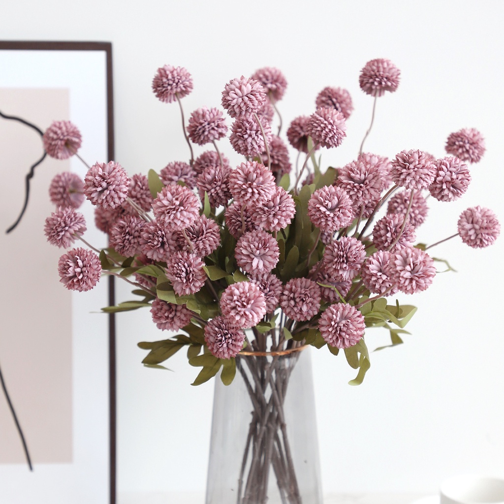 Bó 5 hoa bồ công anh giả trang trí tiệc cưới