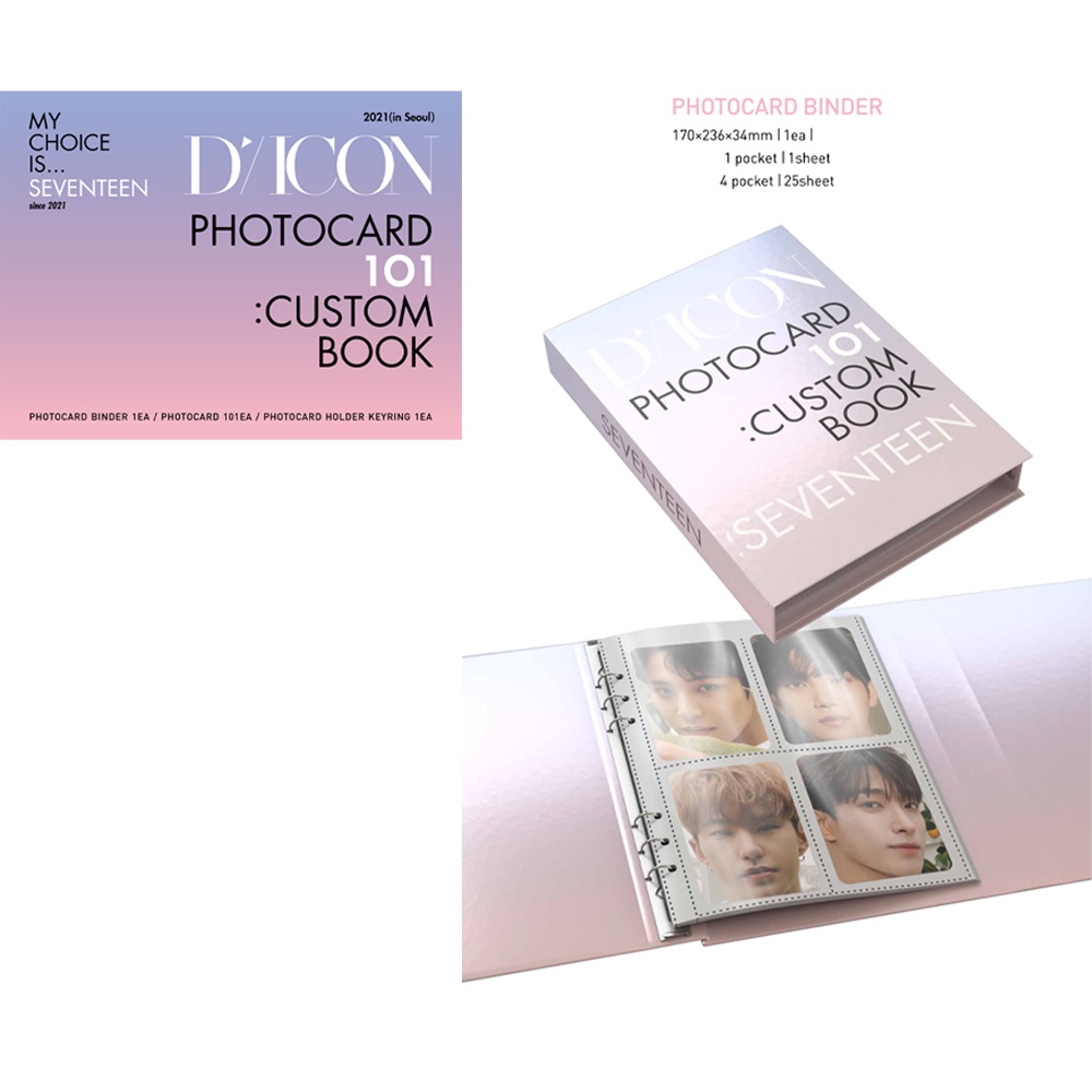 Sách Hybe Labels Seventeen - Dicon SEVENTEEN Photocard 101
