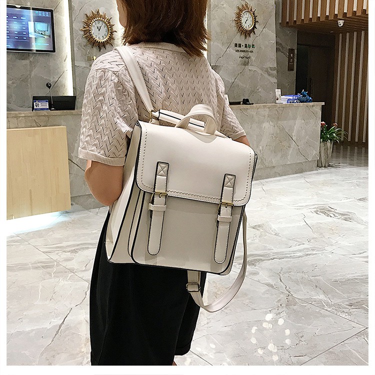 Balo Nữ/ Balo Đeo Chéo Basic Dáng Hộp Hàn Quốc TR33 – Video Thật