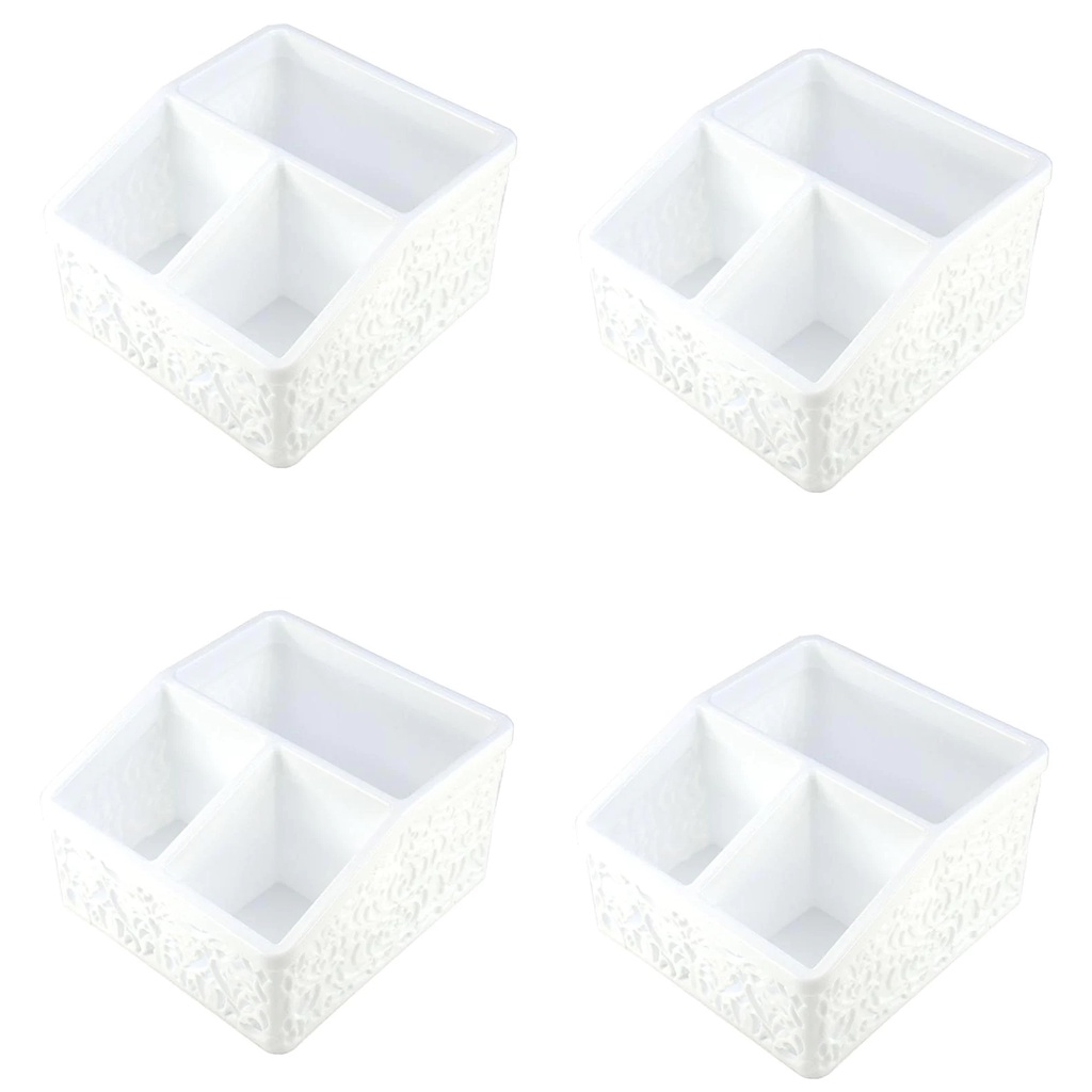 Daiso Khay Úp Multipurpose Stand White