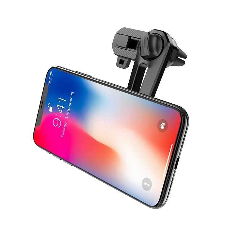 Giá đỡ điện thoại HOCO CA57 đế hít nam châm, gắn cửa gió điều hòa trên ô tô - hàng chính hãng