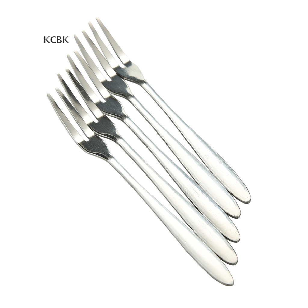 Set 5 Nĩa Ăn Trái Cây Bằng Thép Không Gỉ