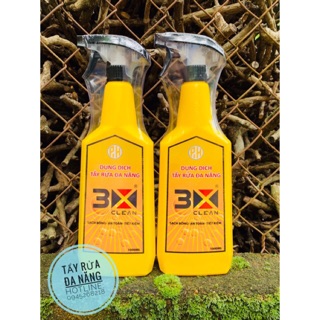 Dung dịch tẩy đa năng 3X CLEAN ( tẩy rửa dầu nhớt, làm sạch lốp xe, yên xe,...)