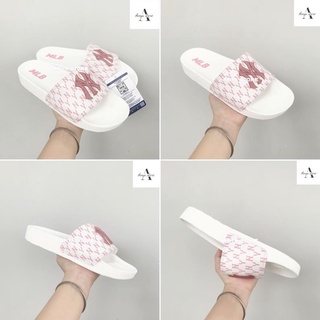 Dép 𝗠𝗟𝗕 𝗡𝗬 quai ngang xanh, hồng,xám, vàng, trắng và đen nam nữ [ Fullbox + Check hàng ]