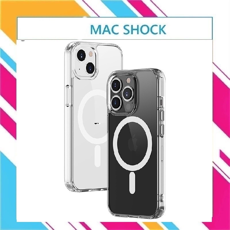 Ốp lưng Cao cấp Clear Case hỗ trợ sạc không dây IP 12 pro/ 12 promax / 13 / 13 pro / 13 promax