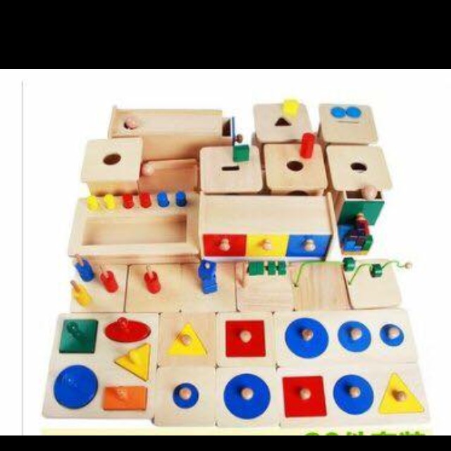 Set 23 giáo cụ Montessori cho bé 6 thán đến 3 tuổi