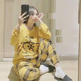 Bộ áo quần nữ in hình đô rê mon thời trang mới sp s109
