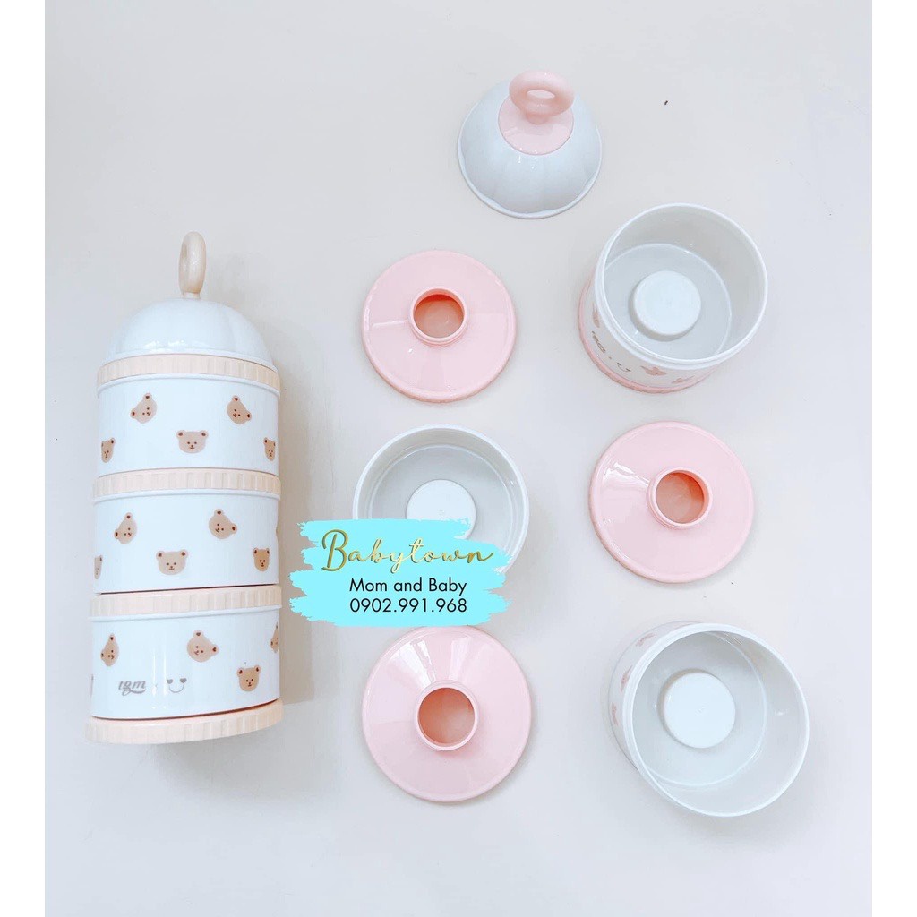 EMMAKIDS – TGM x DOTTODOT - CHIA SỮA 3 NGĂN