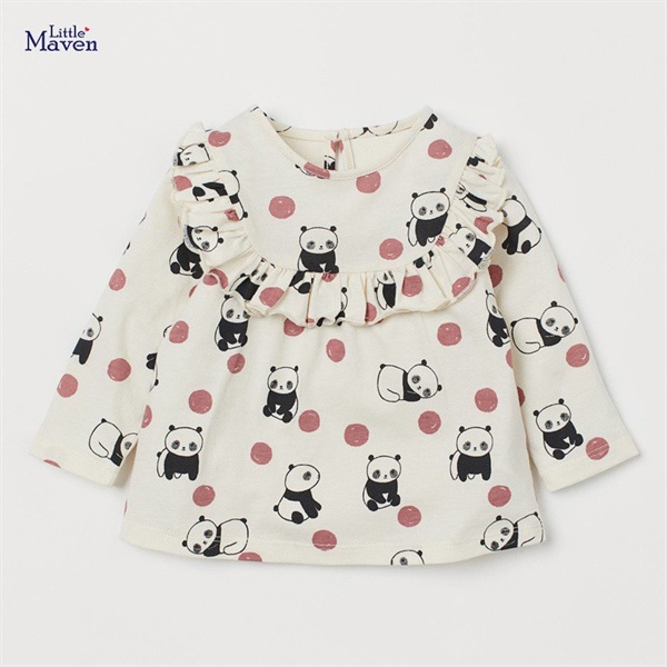 Áo thun cotton thu đông bé gái mẫu 4 - Jumping Beans Official Store