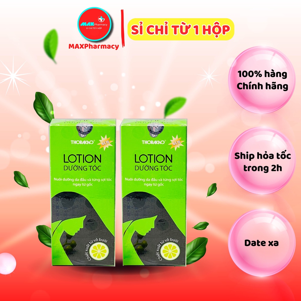 Lotion Dưỡng Tóc THORAKAO Tinh Chất Bưởi Kích thích Mọc tóc và Ngăn rụng tóc 120ml - Maxpharmacy