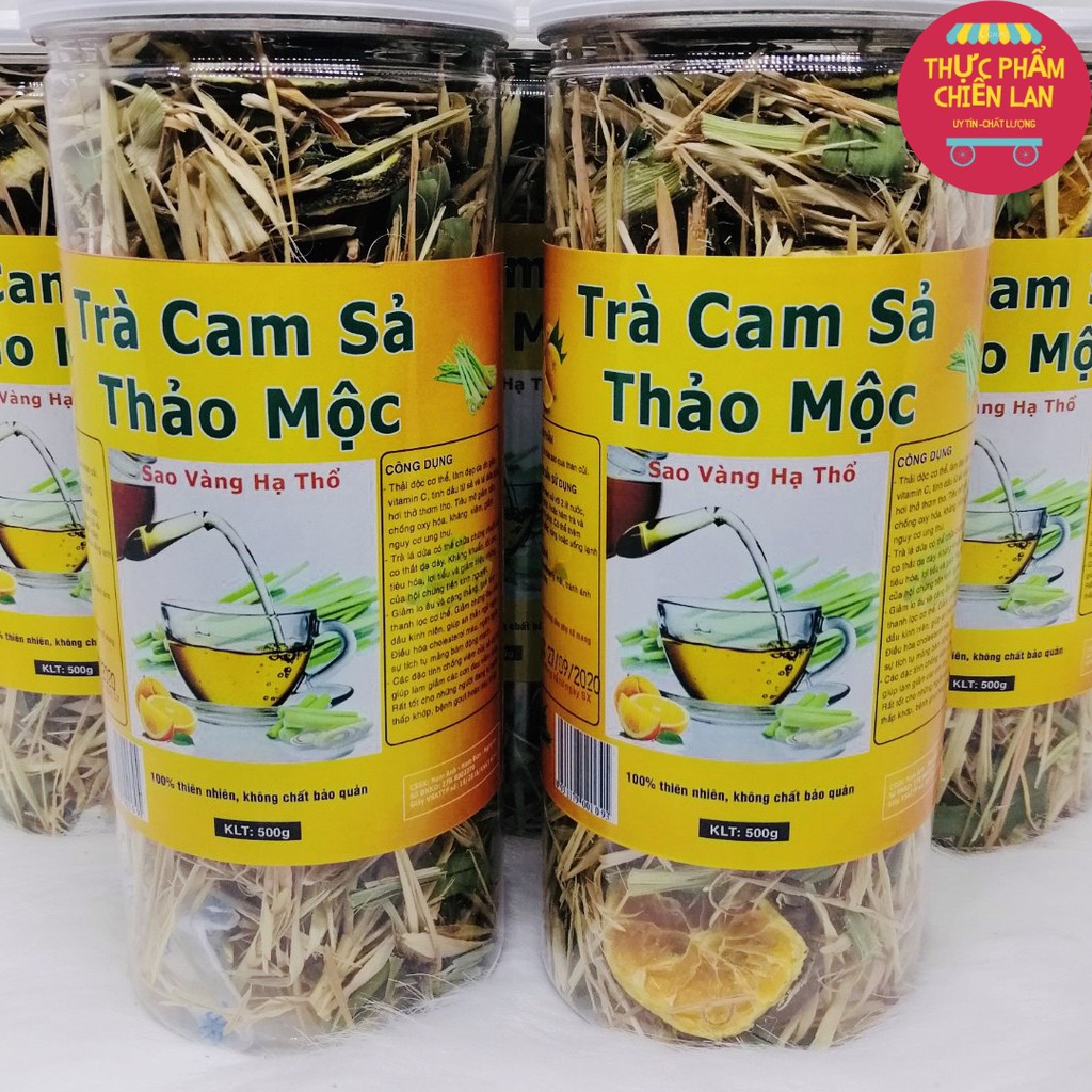 Trà Cam Sả Thảo mộc 100% TỰ NHIÊN🍃 ĐẸP DA, THANH LỌC CƠ THỂ, NGỦ NGON 🍃 (100g)-HÀNG LOẠI 1