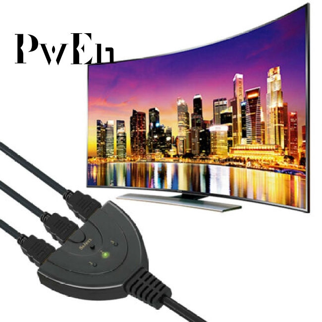 3 Port HDMI Splitter Cable 1080P Multi Switch Switcher Hub Box for LCD HDTV PS3 Xbox