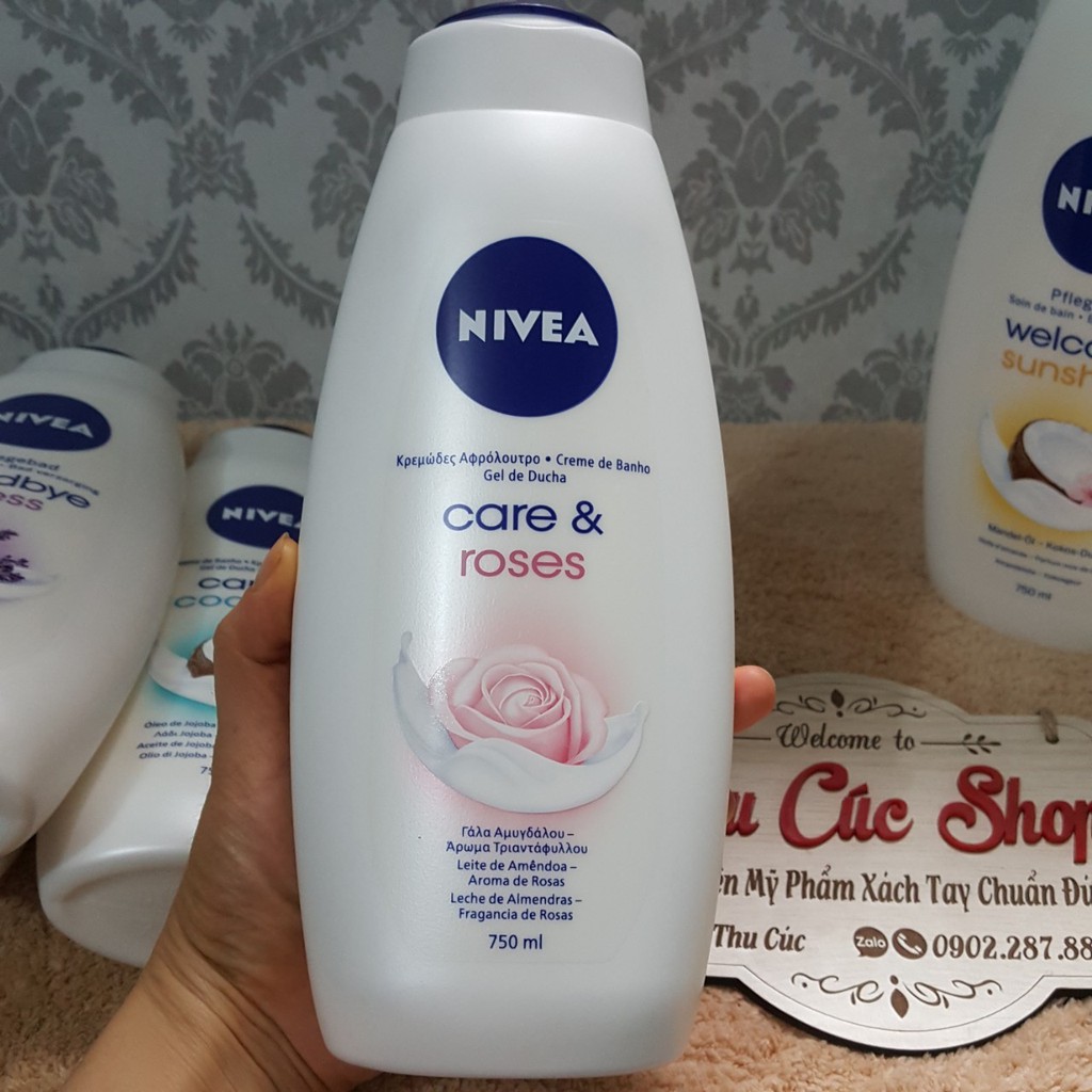 Sữa tắm Nivea Đức 750ml [hàng chuẩn]