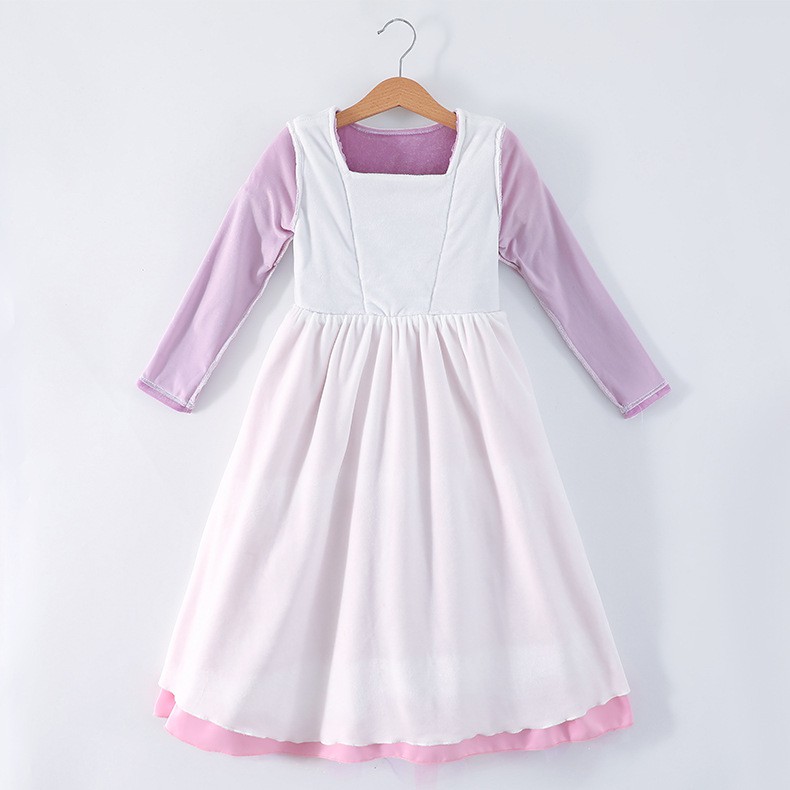 S2D6 váy hóa trang công chúa cho bé gái trong câu truyện cổ tích hàng order